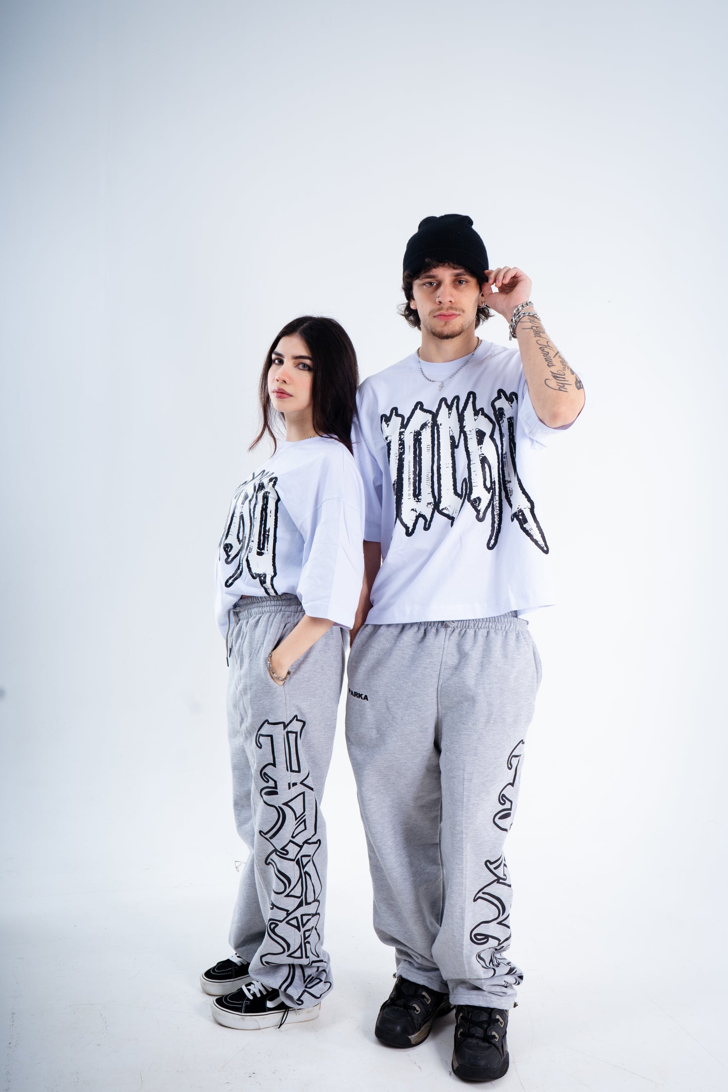 Camiseta Blanca White Lettering