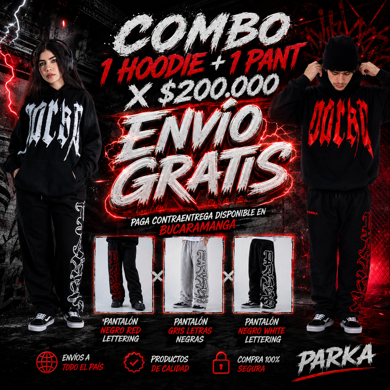 (COMBO) Hoodie + Pantalón PARKA